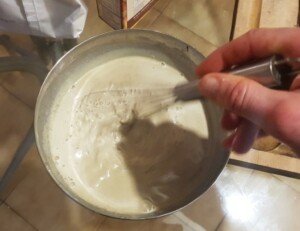 Mini-clafoutis poires et graines de courge - Instruction 3