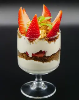 Verrine de fraises au mascarpone et spéculoos